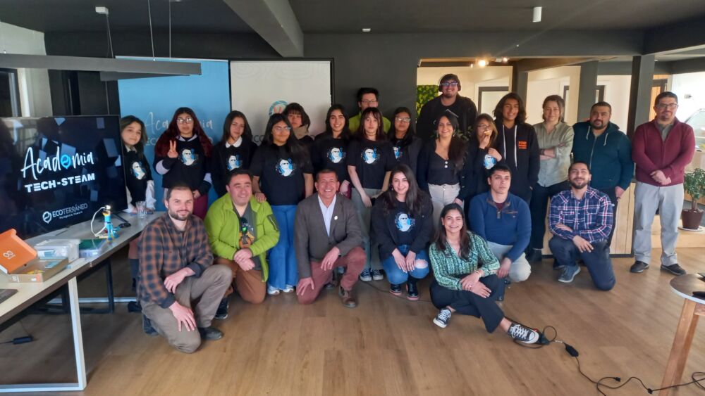 Ecoterráneo y académico “Tech Steam” aprovecharon el potencial tecnológico de la juventud de Aysén