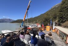 En Puerto Bahamóndez dan inicio al ensamblaje de la barcaza “Lucinda Primera”